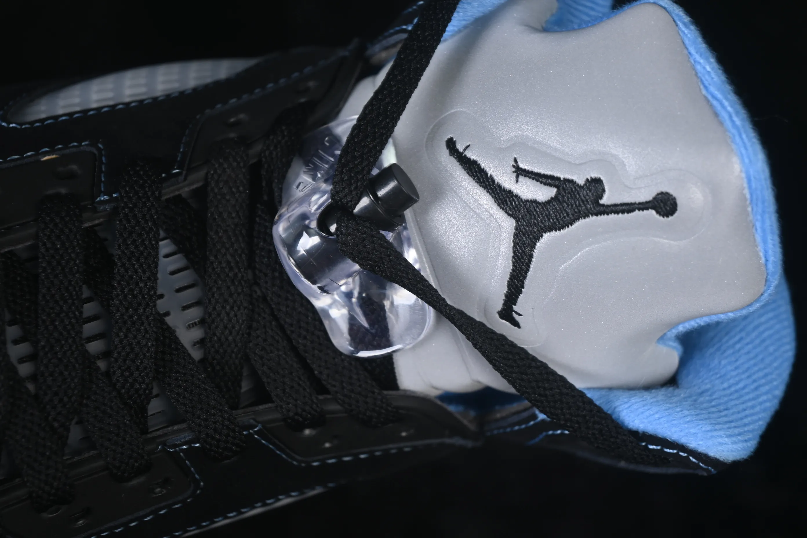 All categories Air Jordan Jordan series basketball shoes Air Jordan 5 TG version Air Jordan 5 Retro "Black University Blue" AJ5 Joe 5 University Blue DD0587-008